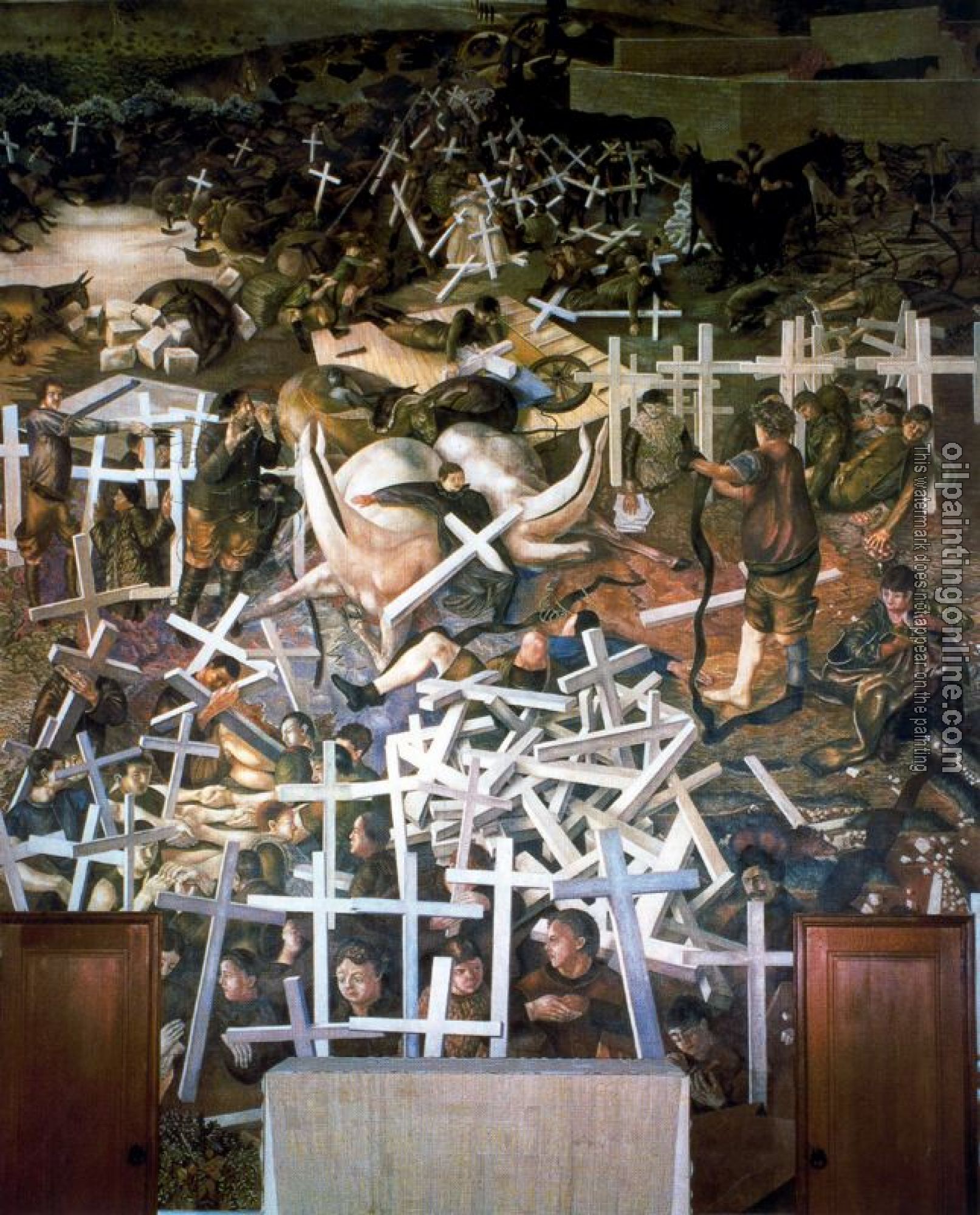 Stanley Spencer - The Resurrection Of Soldiers